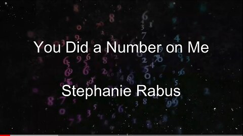 Stephanie Rabus - You Did a Number on Me (Lyric Video)