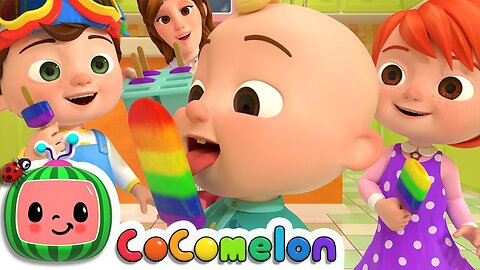 The Colors Song (with Popsicles) | CoComelon Nursery Rhymes & Kids Songs