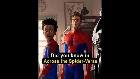 Did you know in Spider-Man: Across the Spider-Verse