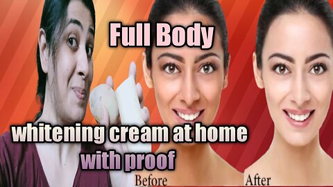 Full body whitening cream farmoula without side effects