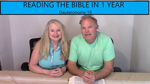 Reading the Bible in 1 Year - Deuteronomy Chapter 19 - Sanctuary Cities