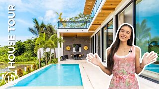 SHE BUILT HER DREAM HOUSE IN CANGGU BALI - Luxury Villa Tour