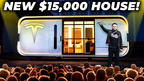 Elon Musk Just REVEALED Tesla’s NEW $15,000 Tiny House
