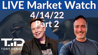 Market Close Live Stream 4-14-22 | Tony Denaro | AMC GME MULN TWTR ATER