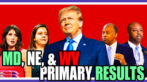 🔴LIVE: Election 2024 Maryland, Nebraska, And West Virginia Primary Results 🟠⚪🟣
