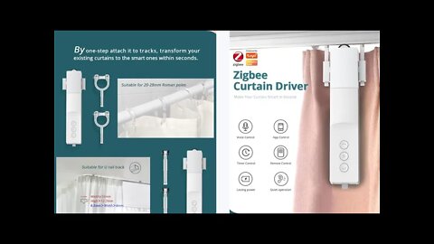 Smart Curtain Driver Robot For Roman Rod I Type U Track Smart Life Alexa Google Home Control