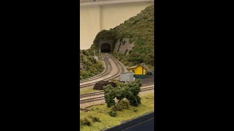 B&O EM-1 2-8-8-4 Exits Tunnel With Coal Hoppers