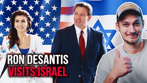 Ron DeSantis Visit’s Israel and Says U.S. Should STAY OUT Of Israel’s Business