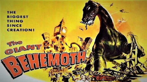 THE GIANT BEHEMOTH 1959 Giant Radioactive Beast Hits London Willis O'Brien FX Trailer (W/S HD Movie)