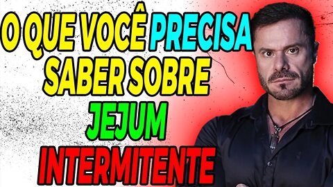 CARIANI faz uma BAITA EXPLICAÇÃO sobre JEJUM INTERMITENTE