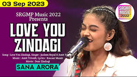 Sa Re Ga Ma Pa 2023 Song love you Zindagi | Sana's performance wove a web of love