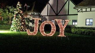 Grinches steal Christmas sign from Hoffman's Winter Wonderland