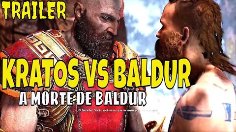 KRATOS vs BALDUR A Morte de Baldur e Kratos acaba confessando seu passado para Atreus