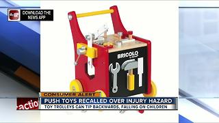 Juratoys recalls toy trolleys due to impact injury hazard