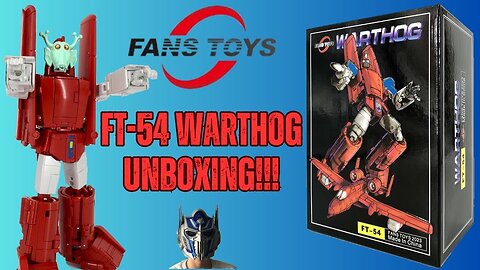 Fans Toys - FT-54 Warthog (G1 Powerglide) Unboxing
