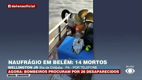 Boat sinks in northern Brazil, 63 people had been rescued and 11 bodies had been found, 26 missing