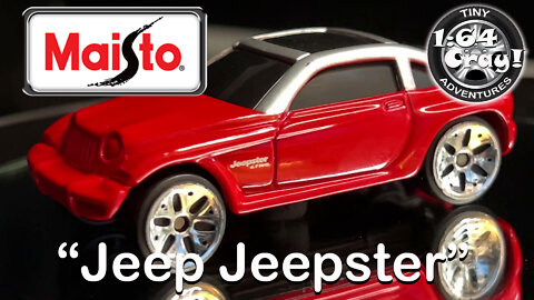 “Jeep Jeepster” in Red- Model by Maisto
