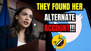 AOC Caught Running Burner Twitter Account? | Podcast Clip