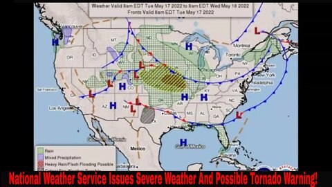 National Weather Service Issues Severe Weather Warning!