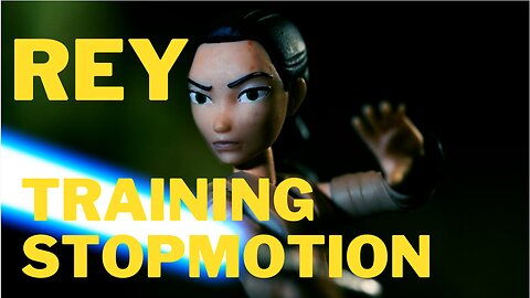 Star Wars - Rey Training Stop Motion Animation Concept