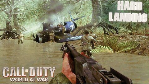 Call of Duty World At War Gameplay Walkthrough Part 3 Mission 3 Hard Landing Ultra Settings[4K UHD]