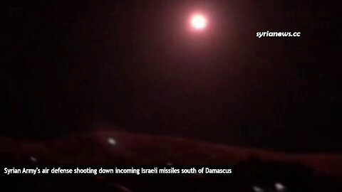 Israel Bombs the Outskirts of Damascus Injuring a Syrian Soldier