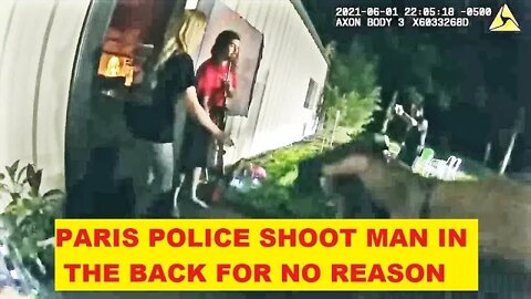 Paris Police Shooting Of Colton "Ccoc" Carico - Shot In The Back Unjustified - Earning the Hate