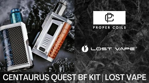 Lost Vape Centaurus Quest BF Box Mod and Solo RDA | Best Squonking Kit of 2022 Already?