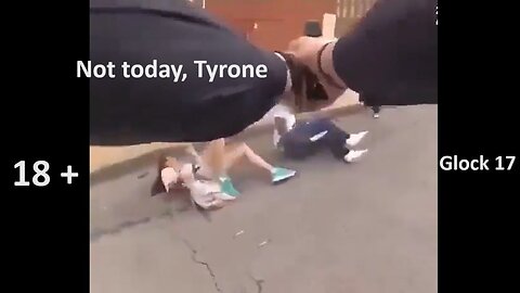 Not today, Tyrone: Stopping Cold Black Obama-Boy from Raping White Trump-Girl