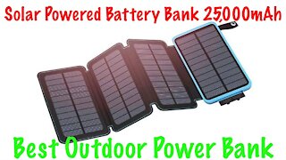 Hiluckey 25000mAh Portable Solar Power Bank Review