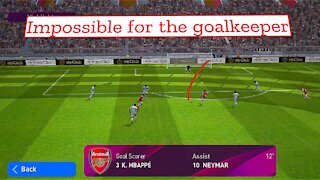 Impossible for the goalkeeper