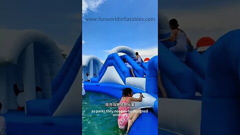 Most popular design for inflatable water parks