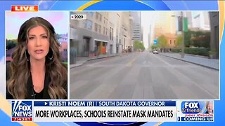 Gov Noem: Mask Mandates Are Unconstitutional!