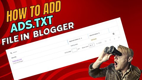 How To Add Ads TXT File in Blogger || Blogger में Ads TXT फाइल कैसे Add करें