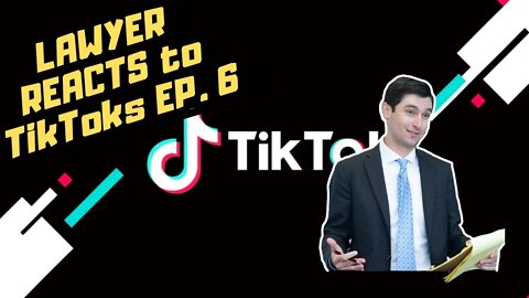 Real Lawyer Reacts to RIDICULOUS Legal TikToks | AttorneyTom Reacts Ep.6