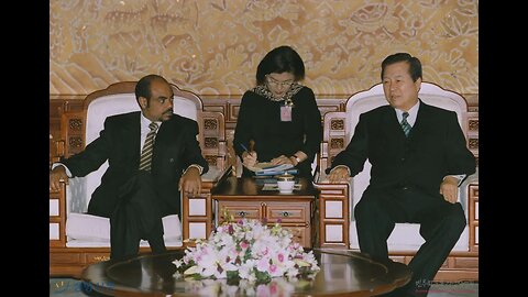 Prime Minister Meles Zenawi official visit to South Korea, October 1998