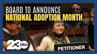 Board of Supervisors expected to declare November as National Adoption Awareness Month