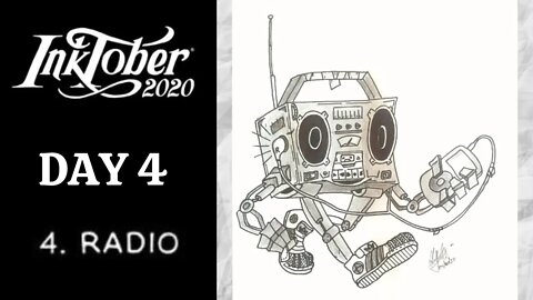 Inktober 2020: Day 4 Radio