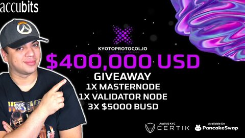 KYOTO PROTOCOL $400,000 MASTER NODE GIVEAWAY! KYOTO BLOCKCHAIN IS BEING WORKED ON RIGHT NOW!