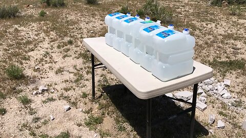 475 Bishop Short Magnum vs 12 Gallons of Water