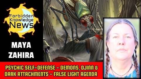 Psychic Self-defense - Demons, Djinn & Dark Attachments - False Light Agenda | Maya Zahira