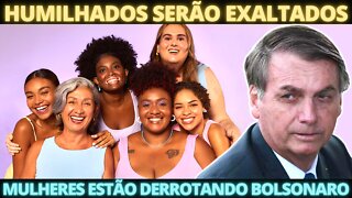 A conta chegou: Mulheres estão derrotando Bolsonaro nas pesquisas