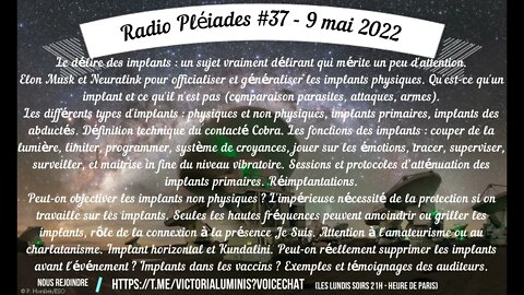 Radio Pléiades #37 - Le délire des implants