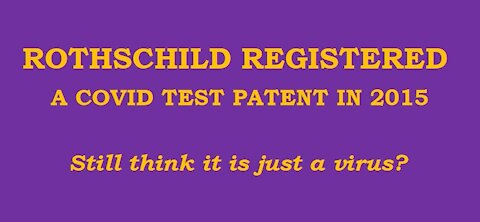 Patent for CV19 Test registered 2015