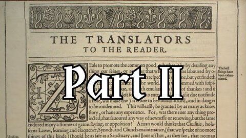 The Translators to the Reader (Part 2) - Jonathan Shelley | Stedfast Baptist Church