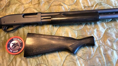 Tactical Remington 870 12 Gauge Shotgun Project - Part 3 Applying Tru Oil over Stain