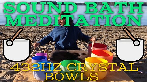 Spiritual Healing Sound Bath 432hz - Release Pain - Transformation - 45mins, Bird Sounds in Nature