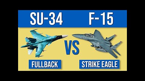 SU-34 Fullback vs F-15E Strike Eagle