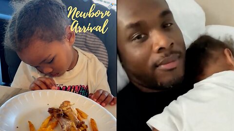 Tommicus & Letoya Luckett's Son Tysun Falls Asleep After Eating Daddy's Cookin! 👨🏾‍🍳