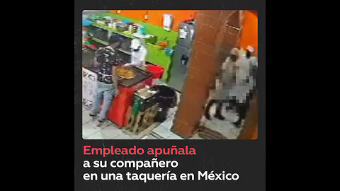 Taquero apuñala a su compañero frente a comensales en México